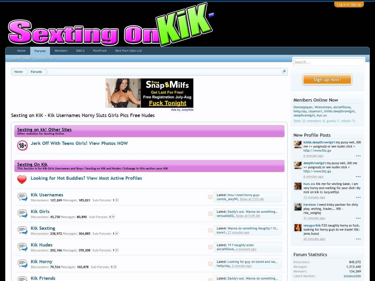 Kik sexting forum