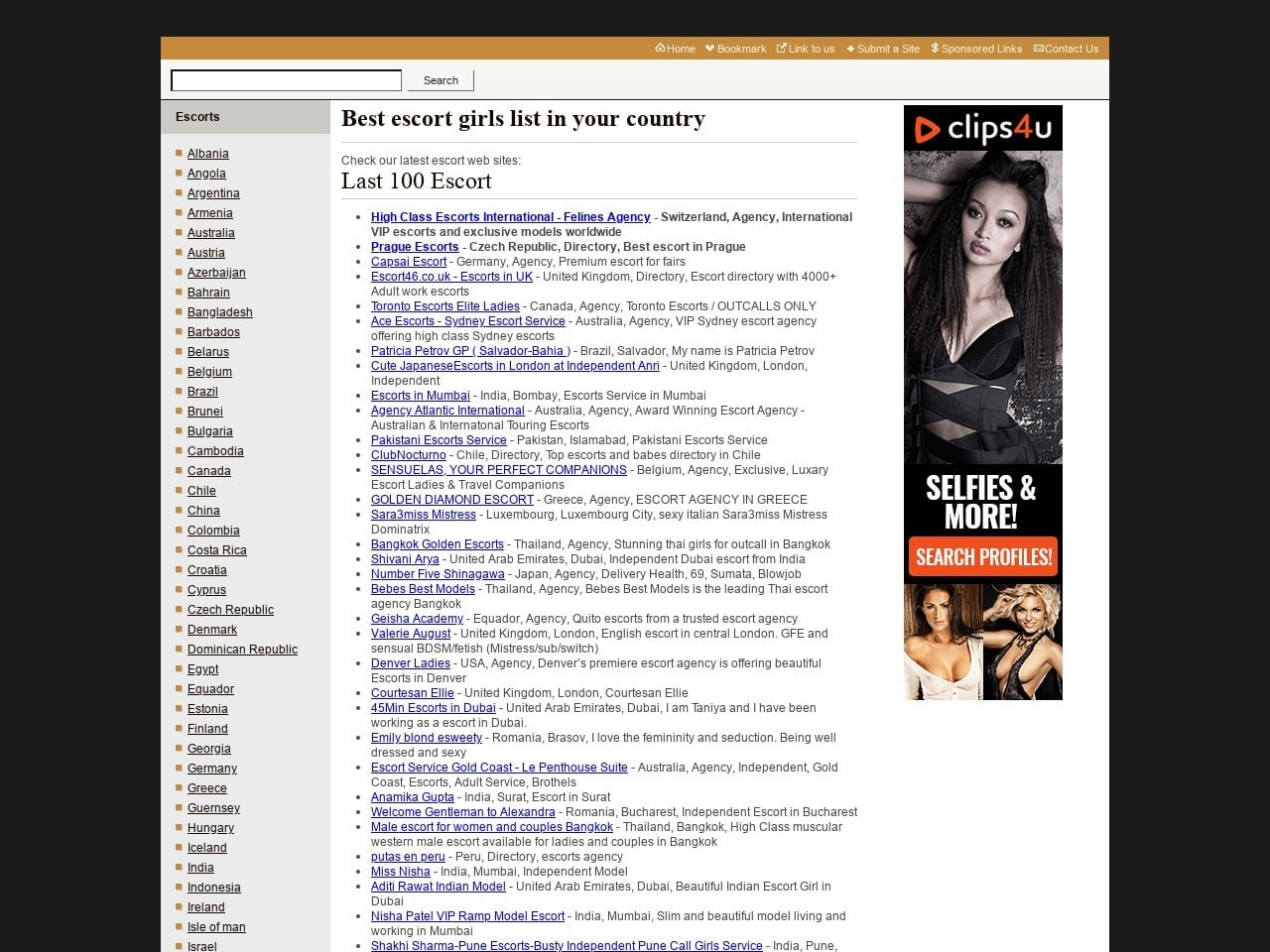 EscortDirectoryTV Find MANY More Sites Like It Here THE SEX LI