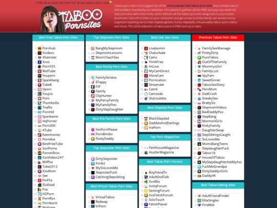 Best Taboo Sites