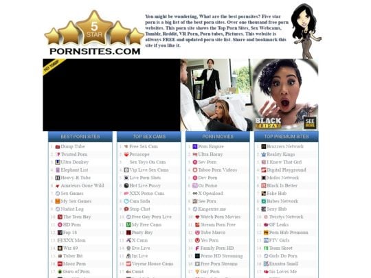 5 Star Porn Site